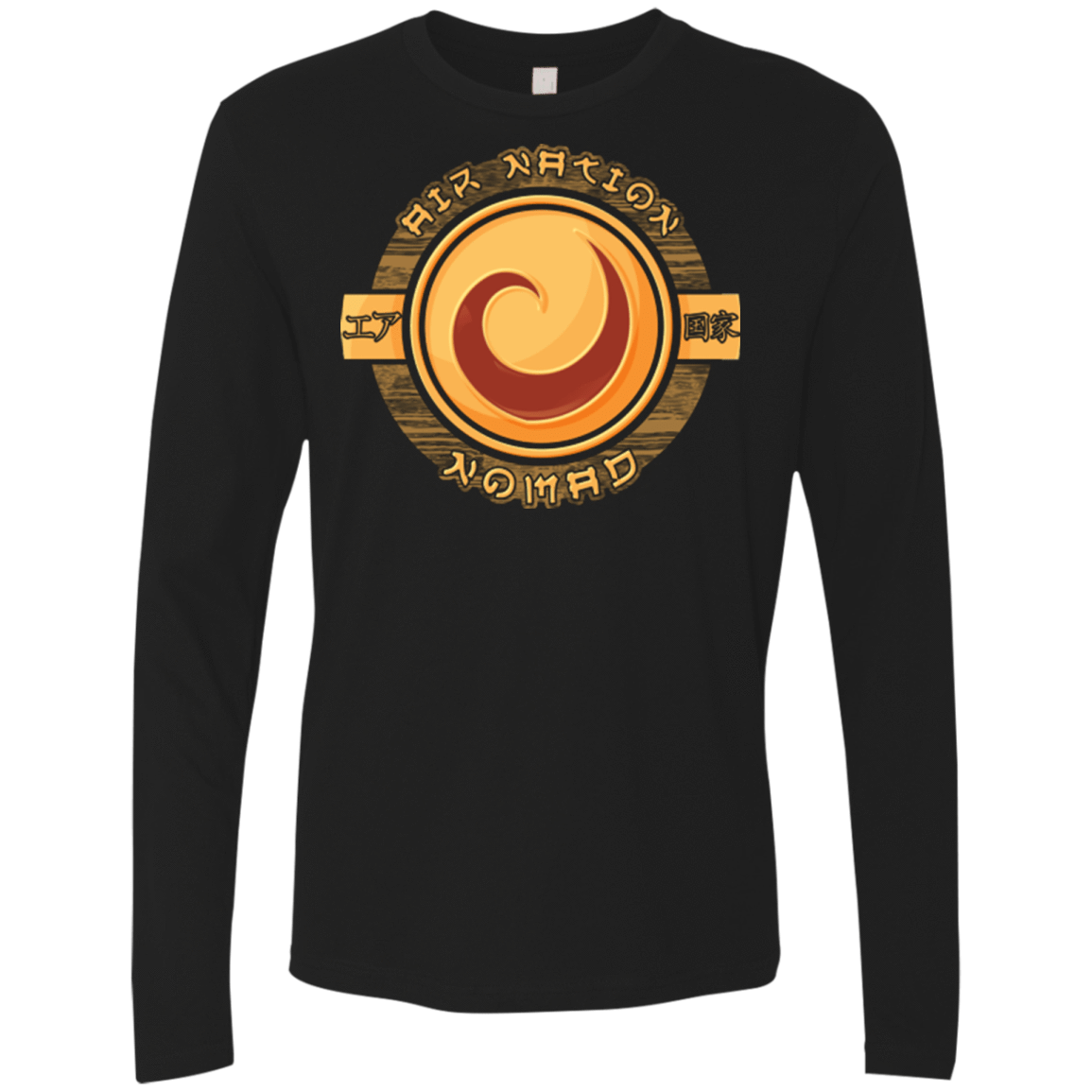 T-Shirts Black / Small Air Nation Nomad Men's Premium Long Sleeve