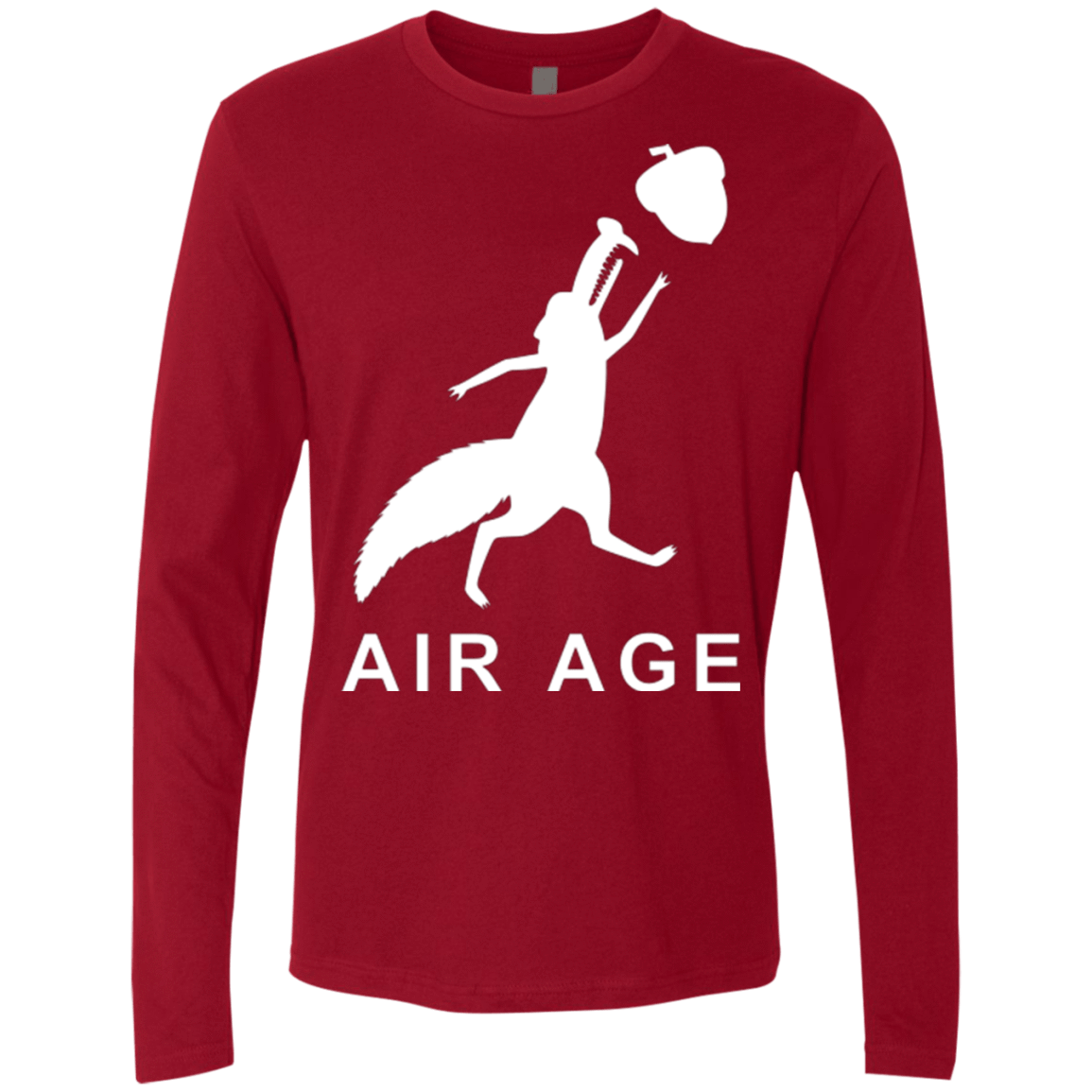 T-Shirts Cardinal / Small Air Nut Men's Premium Long Sleeve