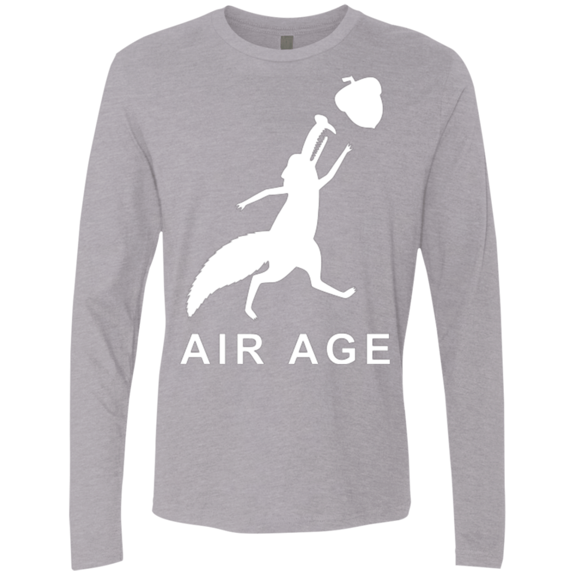T-Shirts Heather Grey / Small Air Nut Men's Premium Long Sleeve