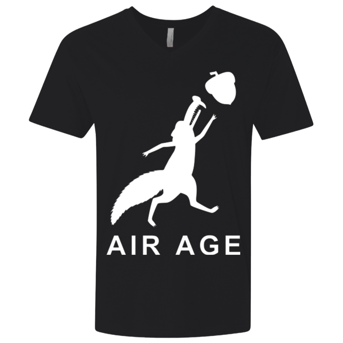 T-Shirts Black / X-Small Air Nut Men's Premium V-Neck