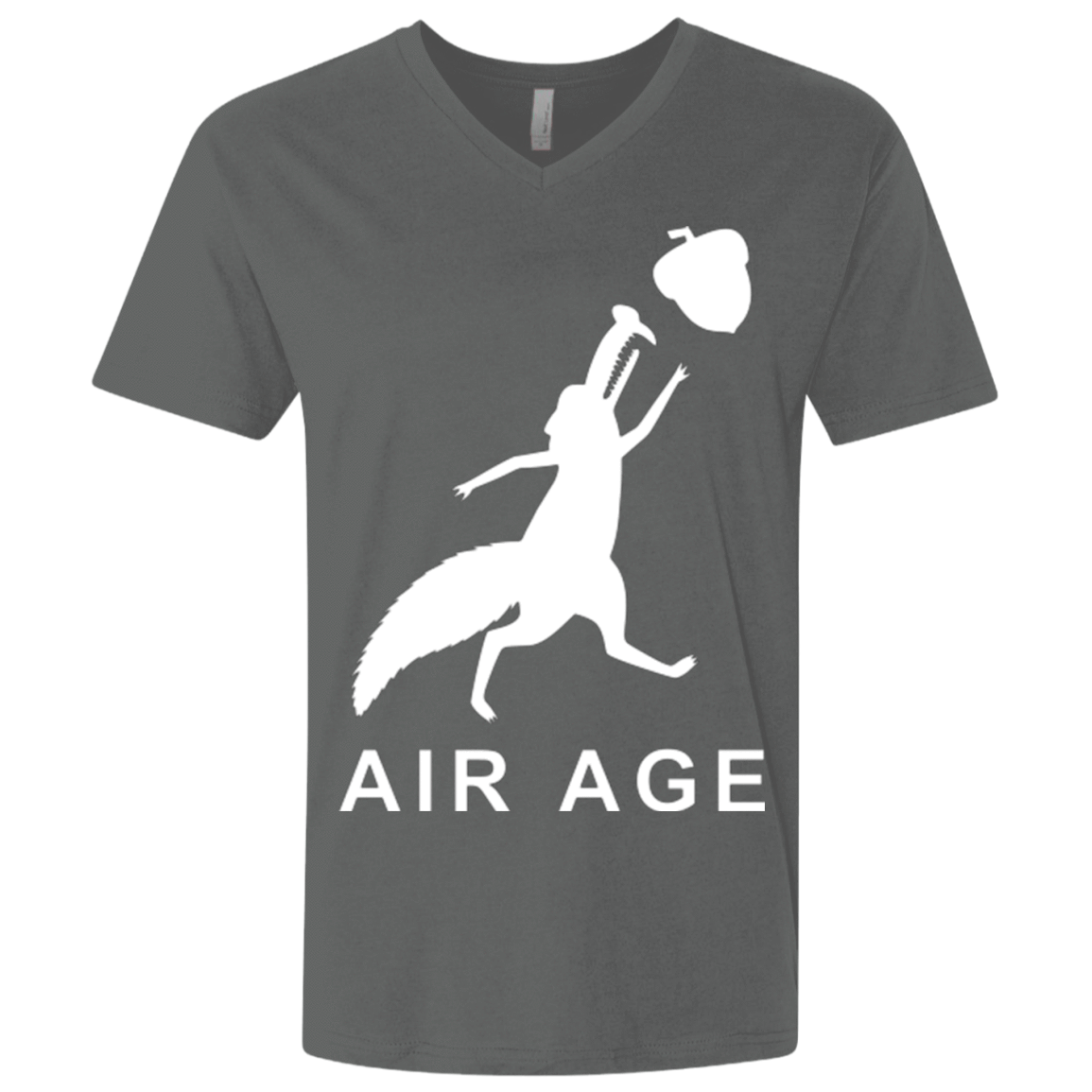 T-Shirts Heavy Metal / X-Small Air Nut Men's Premium V-Neck