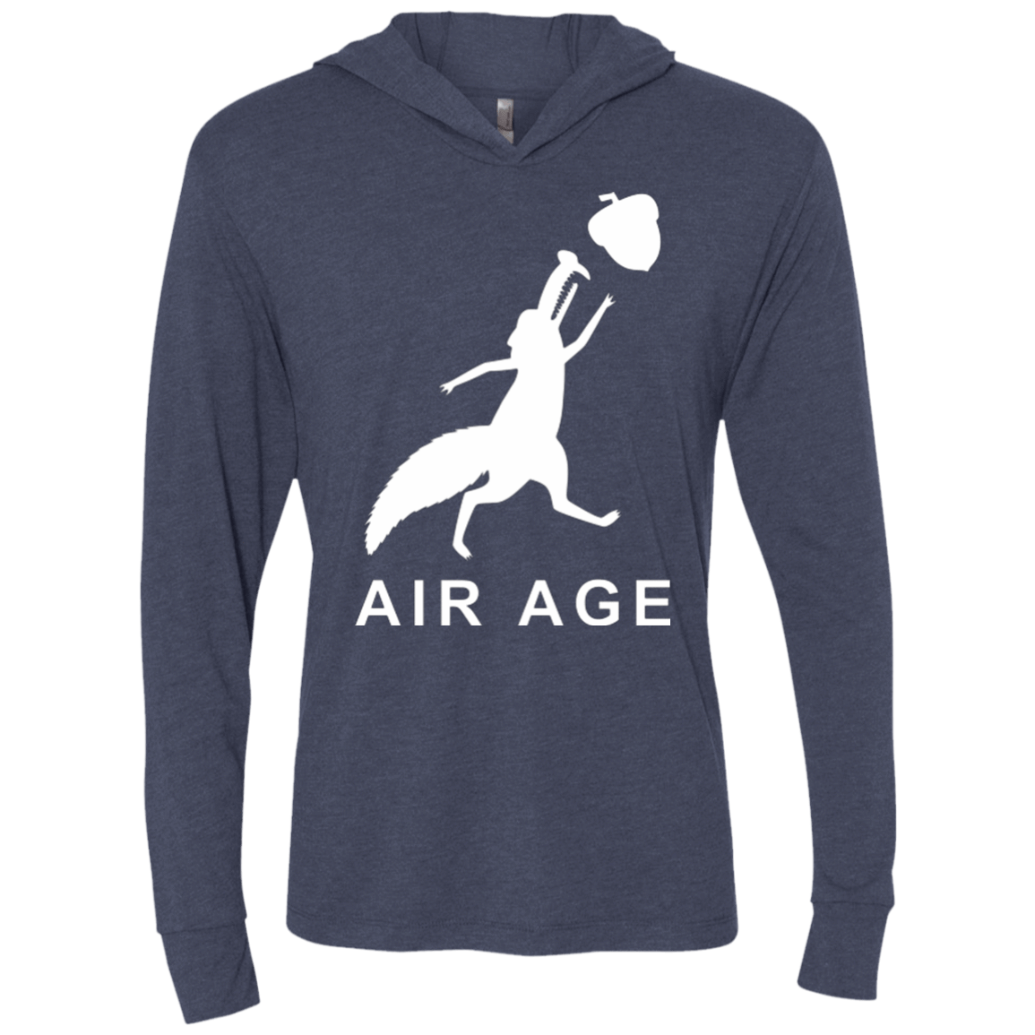 T-Shirts Vintage Navy / X-Small Air Nut Triblend Long Sleeve Hoodie Tee