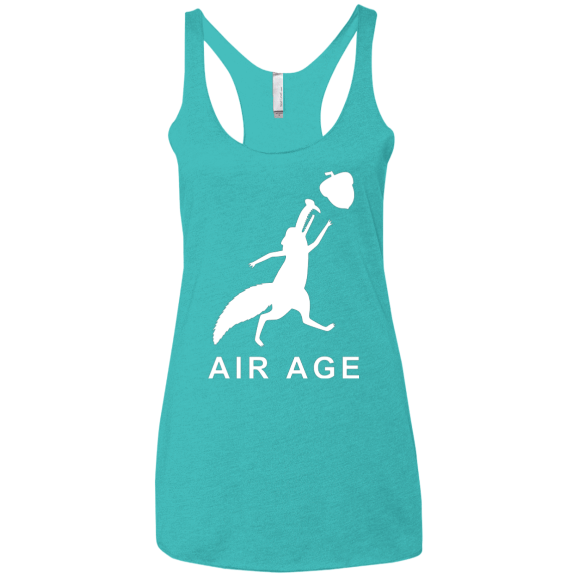 T-Shirts Tahiti Blue / X-Small Air Nut Women's Triblend Racerback Tank