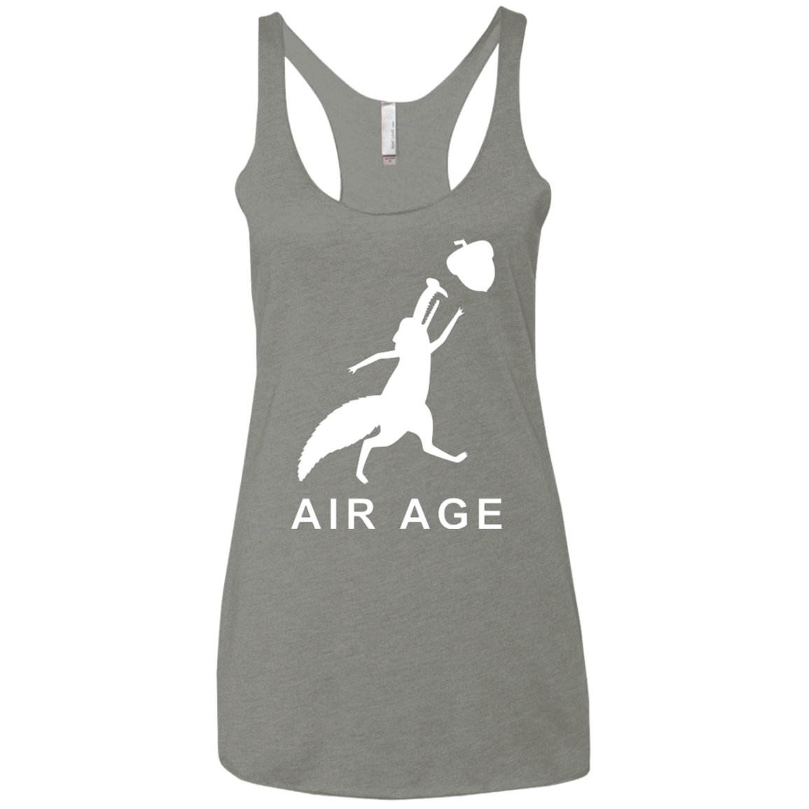 T-Shirts Venetian Grey / X-Small Air Nut Women's Triblend Racerback Tank