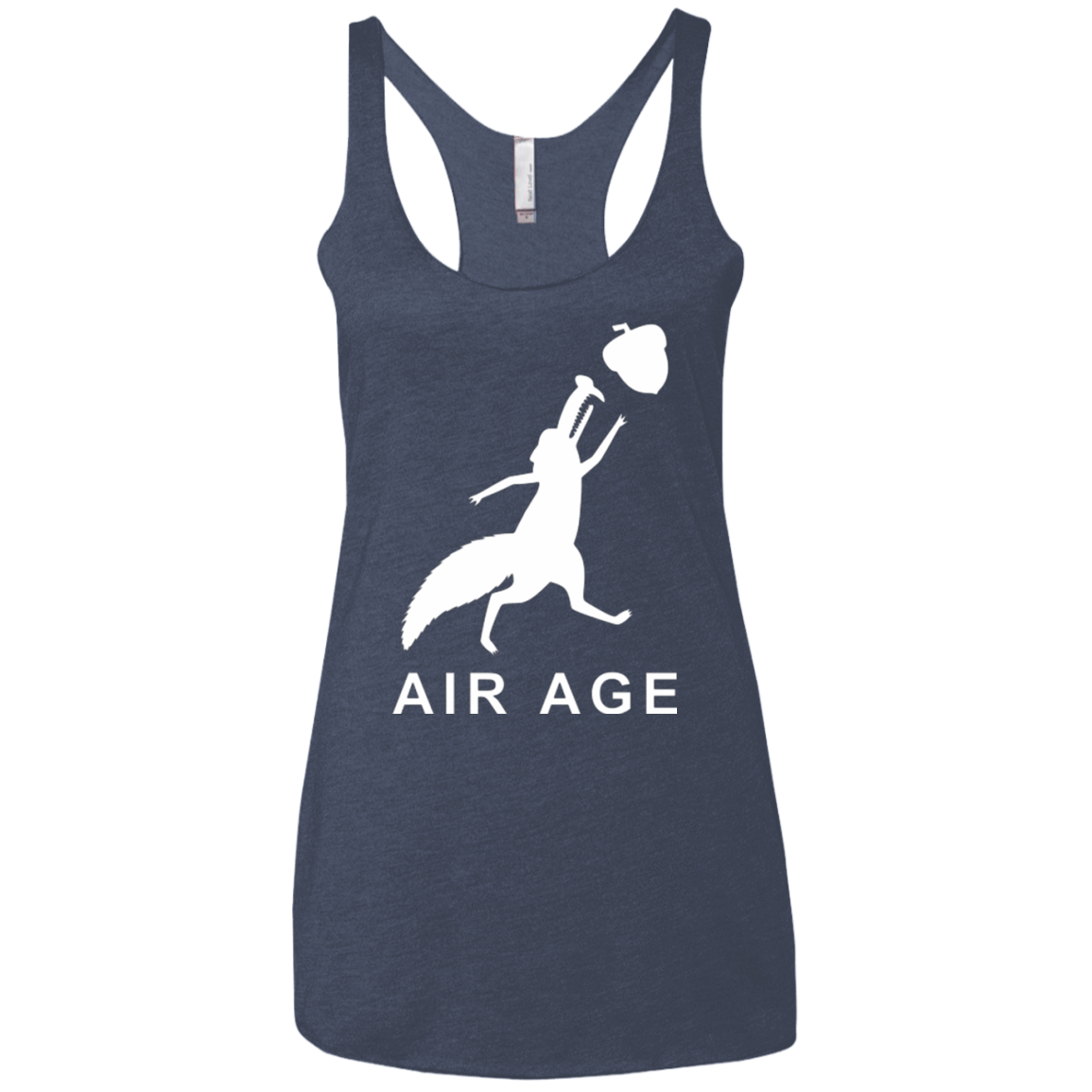 T-Shirts Vintage Navy / X-Small Air Nut Women's Triblend Racerback Tank