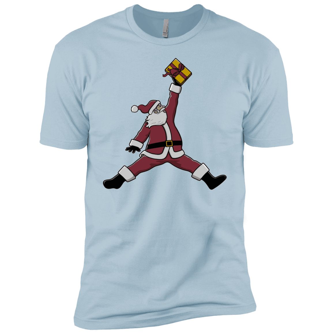 T-Shirts Light Blue / YXS Air Santa Boys Premium T-Shirt