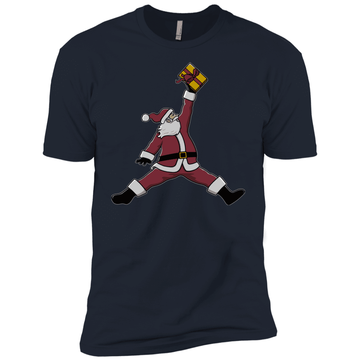 T-Shirts Midnight Navy / YXS Air Santa Boys Premium T-Shirt
