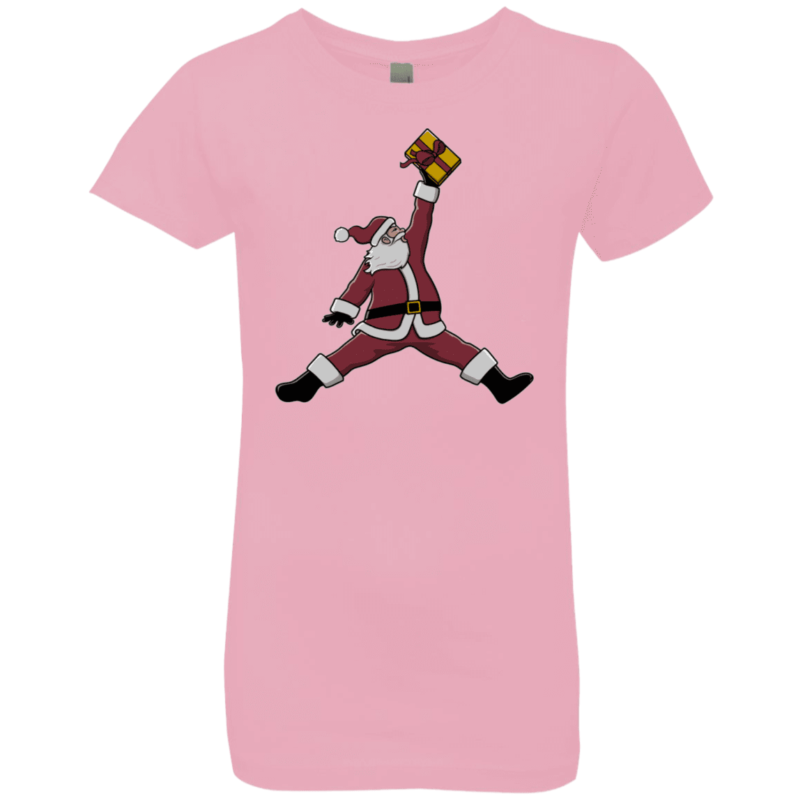 T-Shirts Light Pink / YXS Air Santa Girls Premium T-Shirt