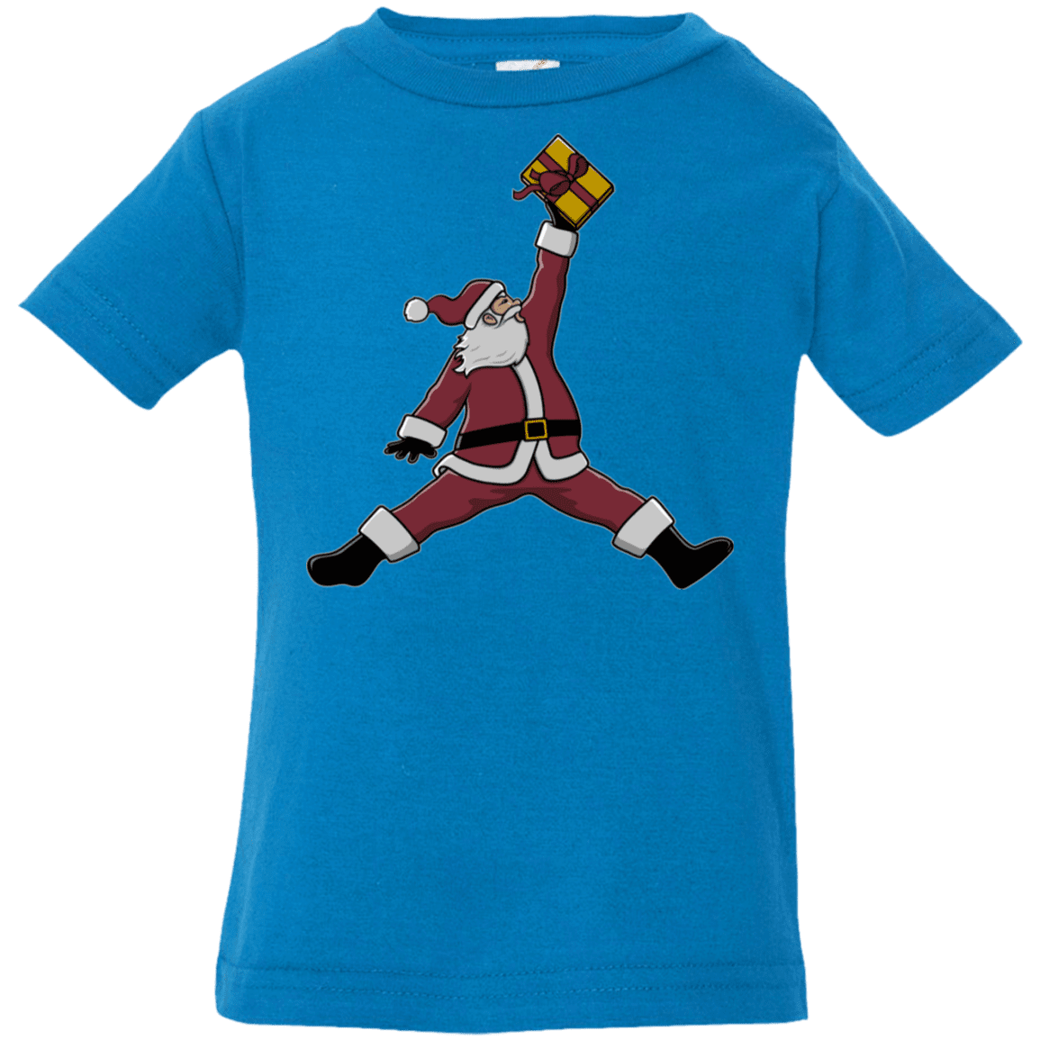 T-Shirts Cobalt / 6 Months Air Santa Infant Premium T-Shirt