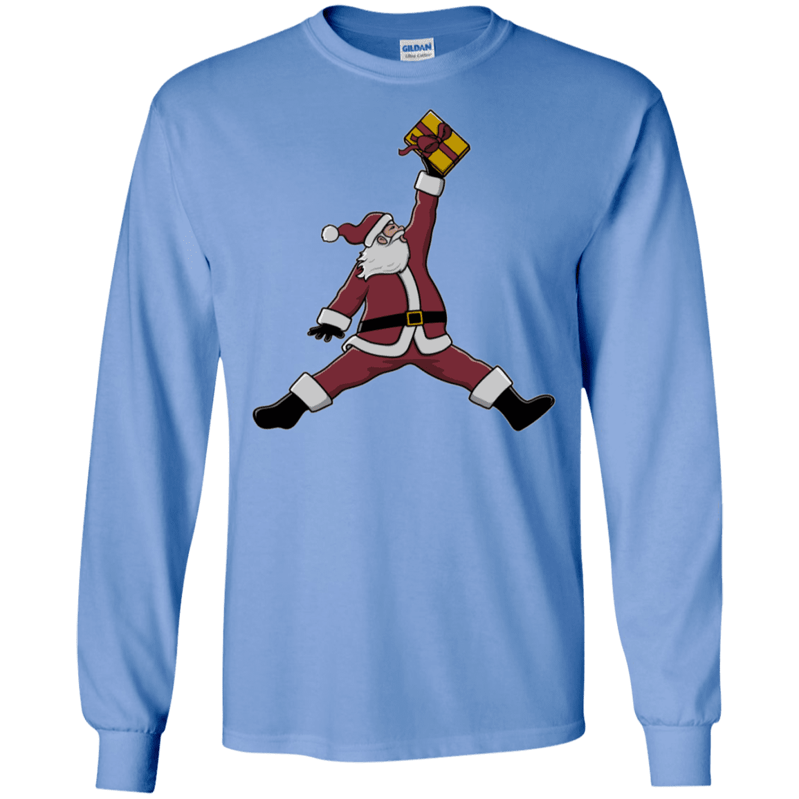 T-Shirts Carolina Blue / S Air Santa Men's Long Sleeve T-Shirt
