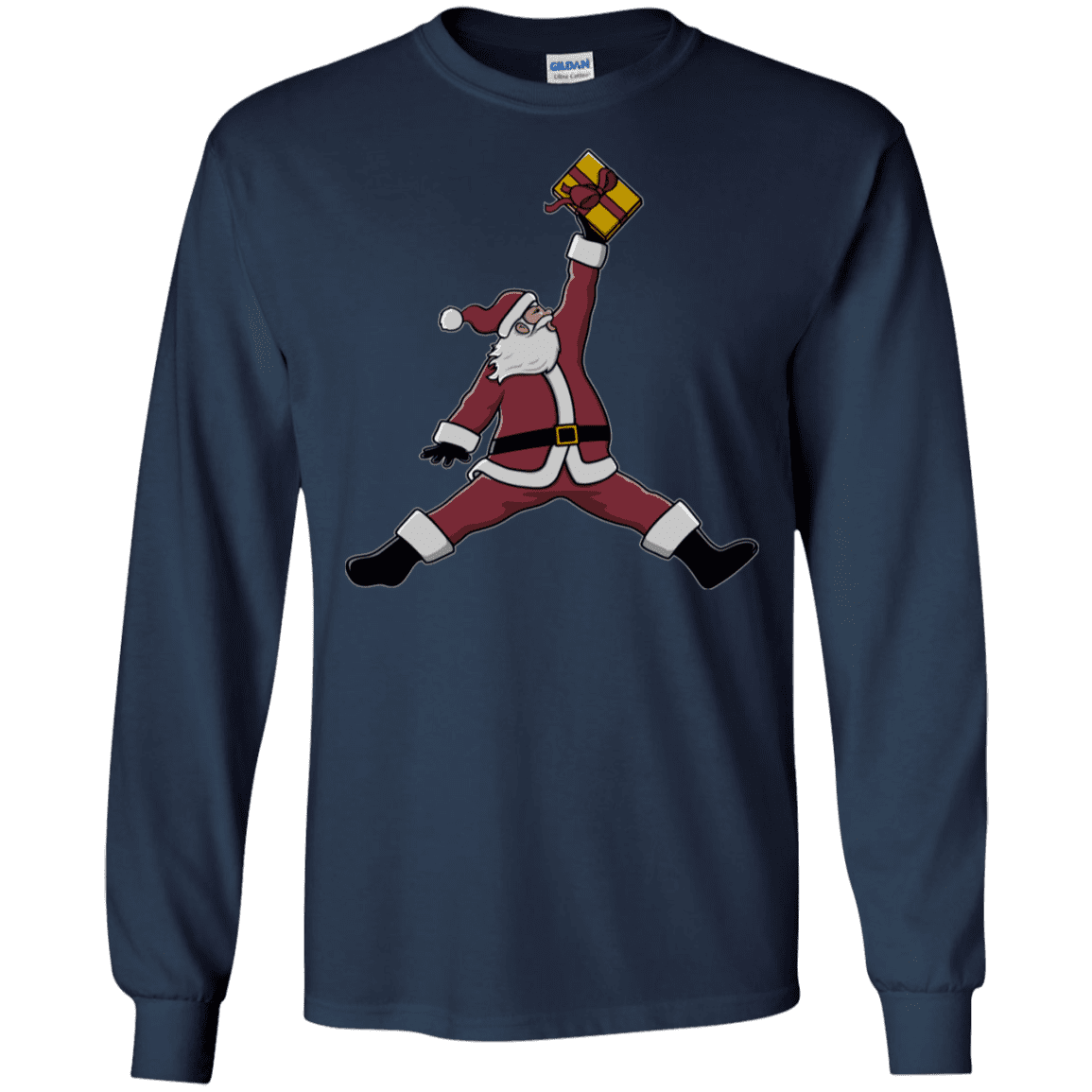 T-Shirts Navy / S Air Santa Men's Long Sleeve T-Shirt