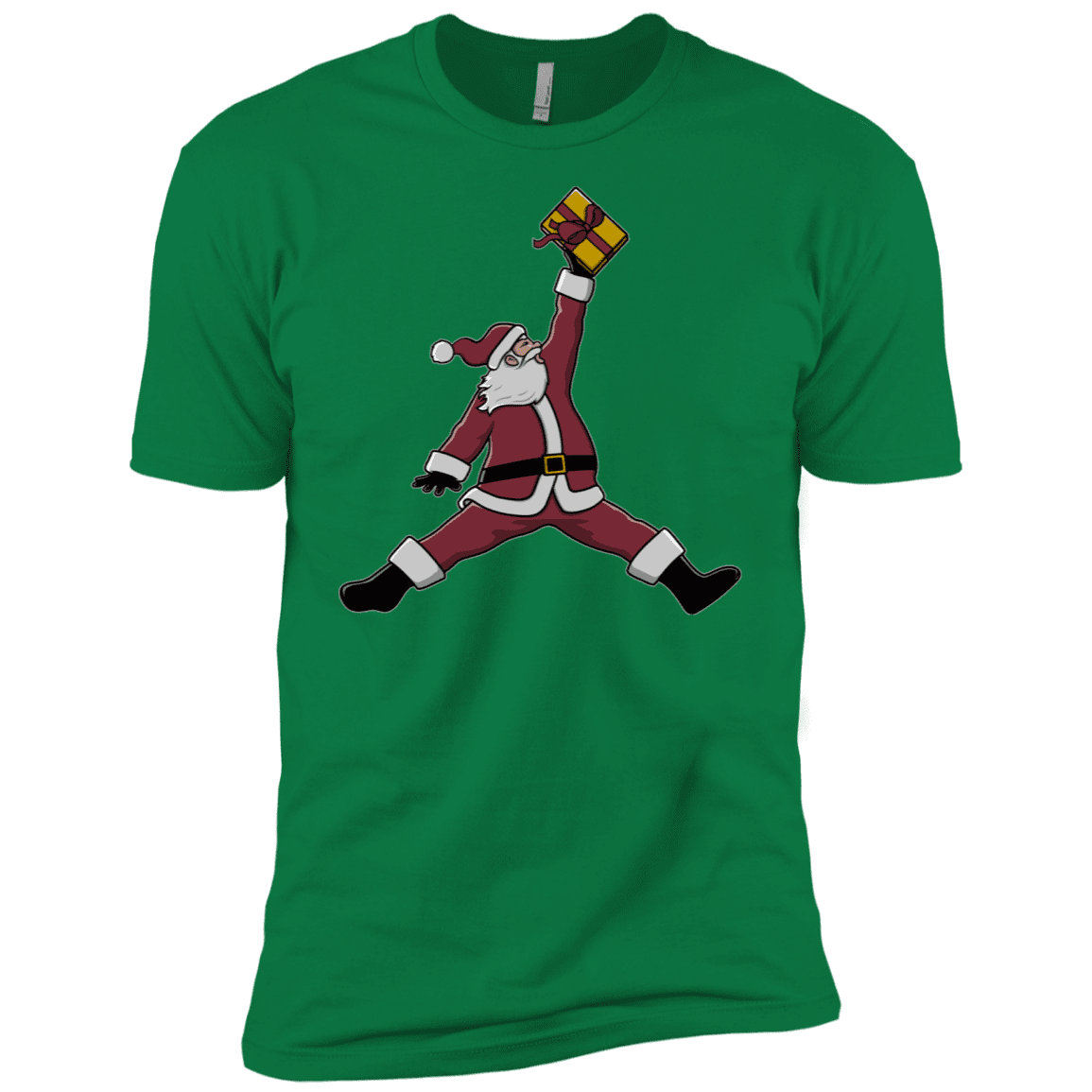T-Shirts Kelly Green / X-Small Air Santa Men's Premium T-Shirt