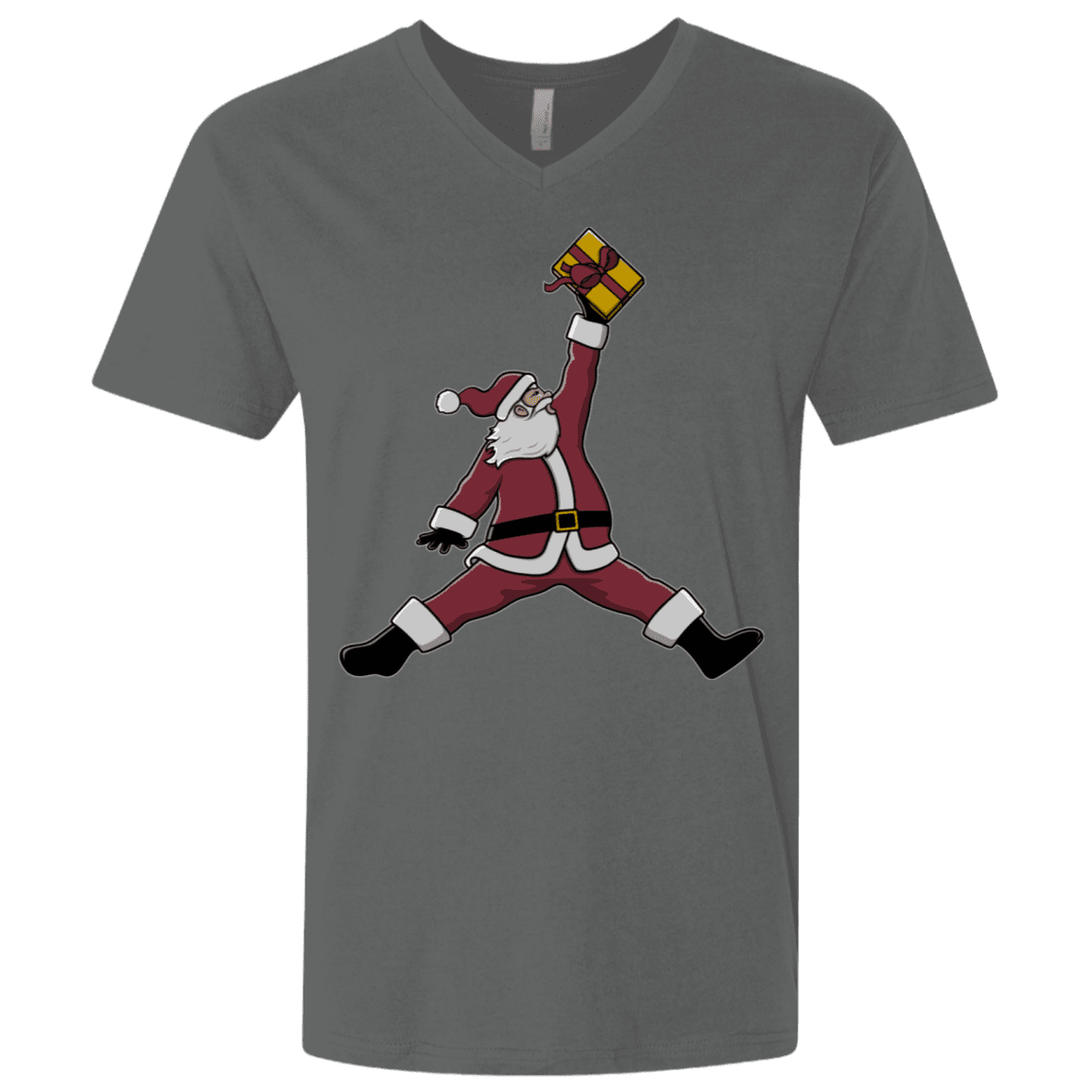T-Shirts Heavy Metal / X-Small Air Santa Men's Premium V-Neck