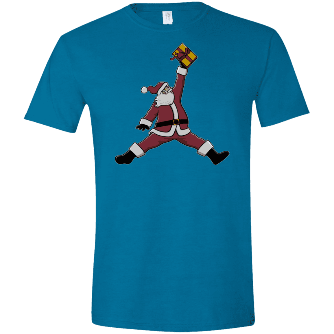 T-Shirts Antique Sapphire / S Air Santa Men's Semi-Fitted Softstyle