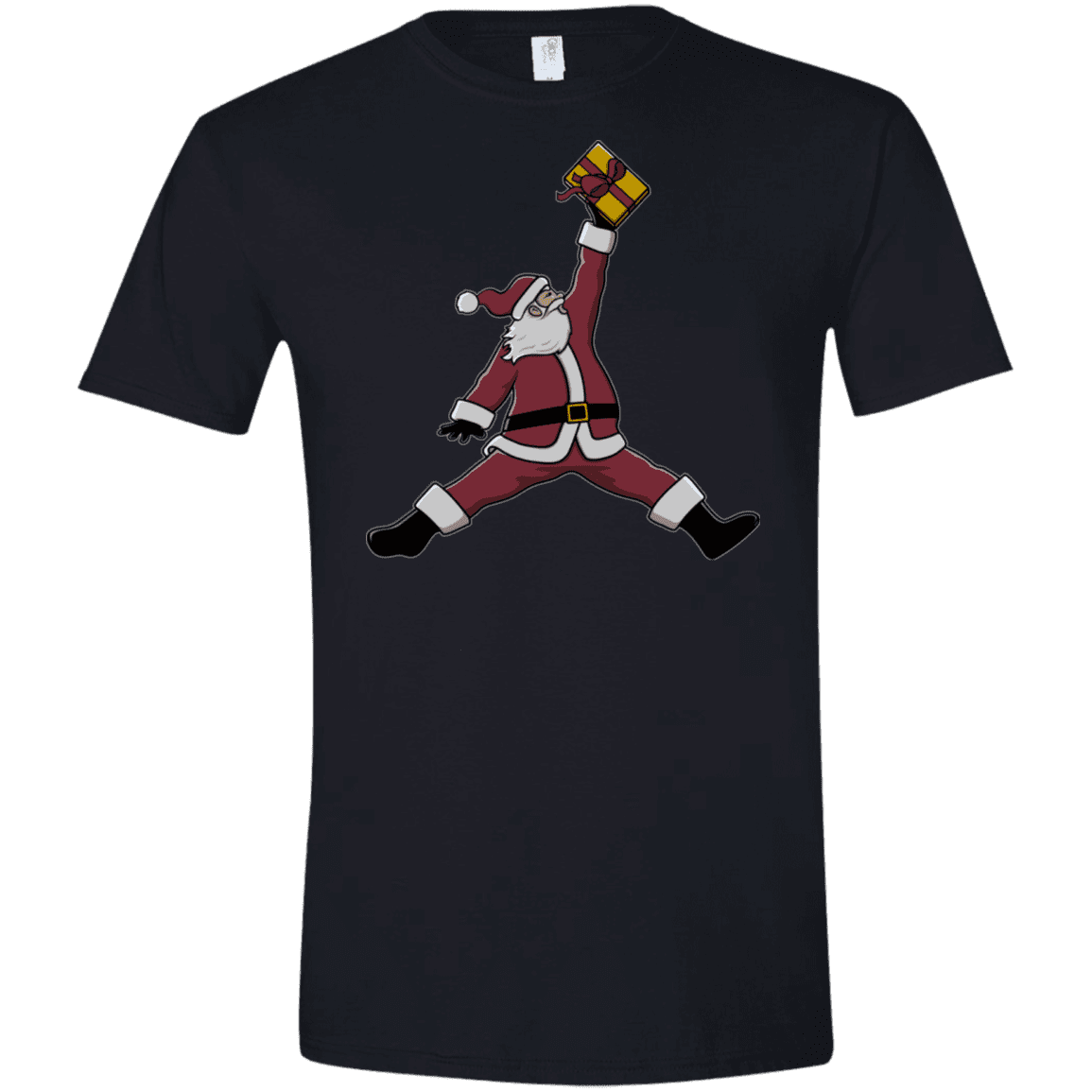 T-Shirts Black / X-Small Air Santa Men's Semi-Fitted Softstyle