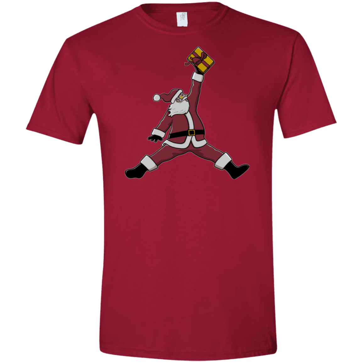 T-Shirts Cardinal Red / S Air Santa Men's Semi-Fitted Softstyle