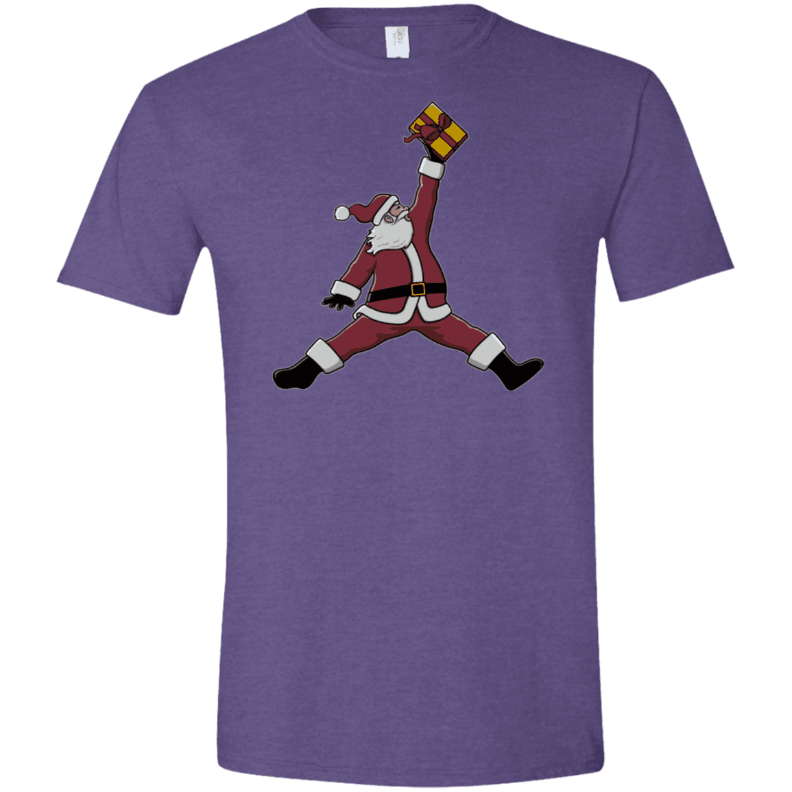 T-Shirts Heather Purple / S Air Santa Men's Semi-Fitted Softstyle
