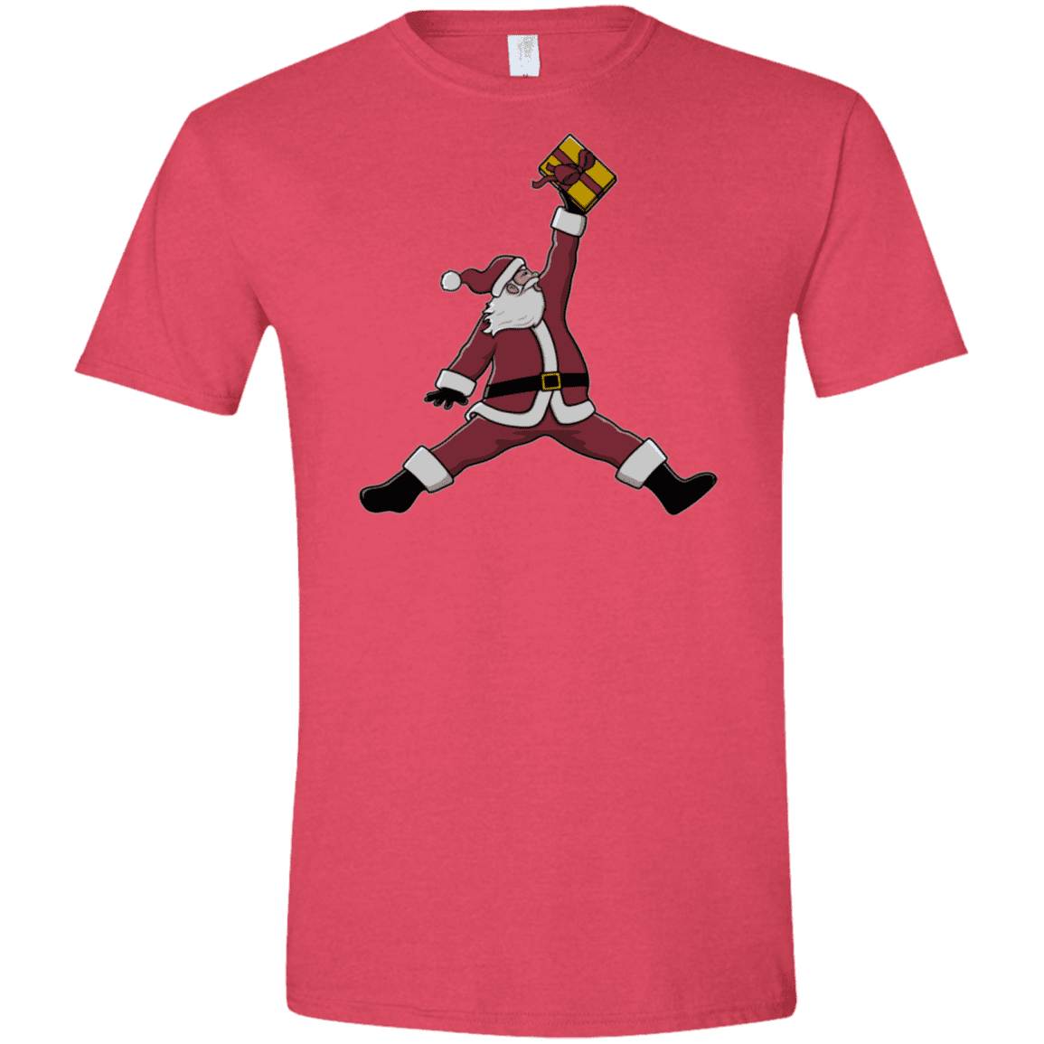 T-Shirts Heather Red / S Air Santa Men's Semi-Fitted Softstyle