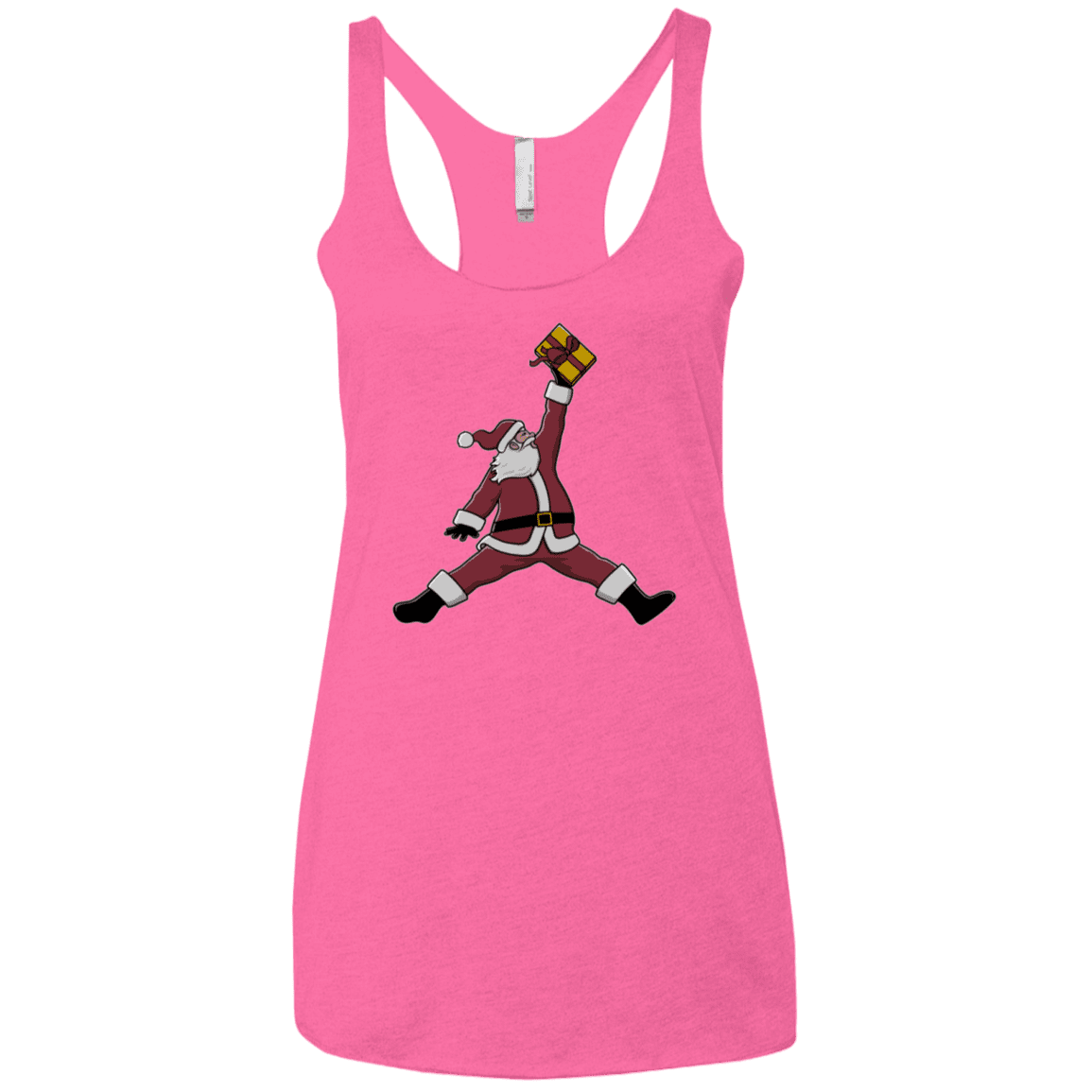 T-Shirts Vintage Pink / X-Small Air Santa Women's Triblend Racerback Tank