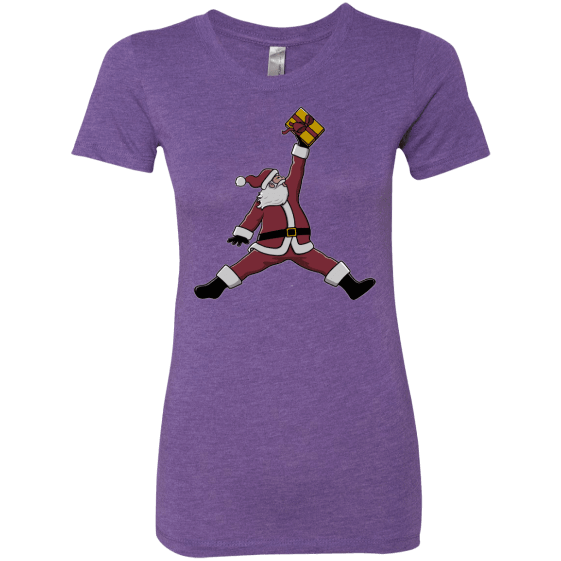 T-Shirts Purple Rush / S Air Santa Women's Triblend T-Shirt