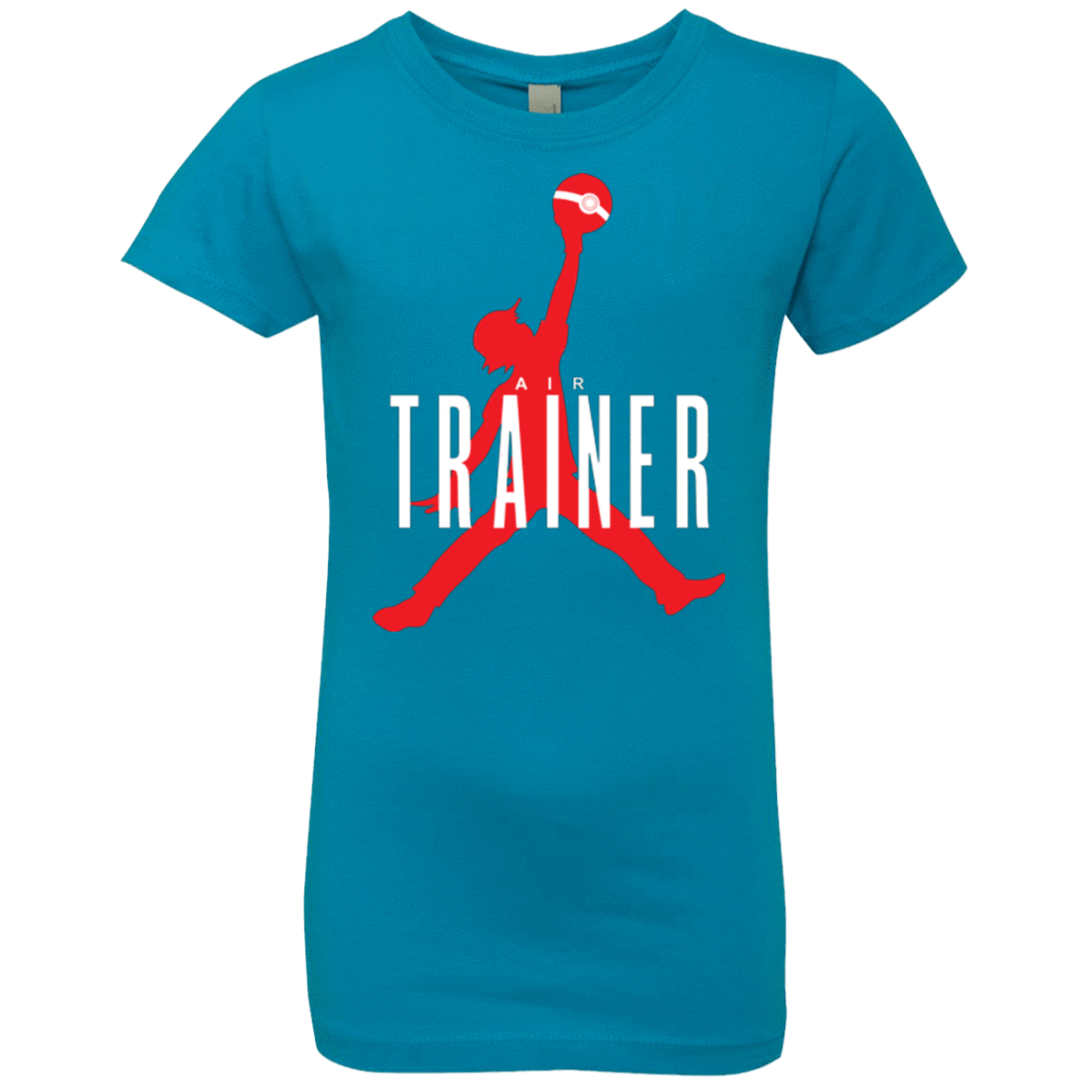 T-Shirts Turquoise / YXS Air Trainer Girls Premium T-Shirt