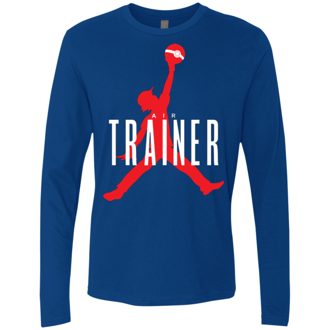 T-Shirts Royal / Small Air Trainer Men's Premium Long Sleeve