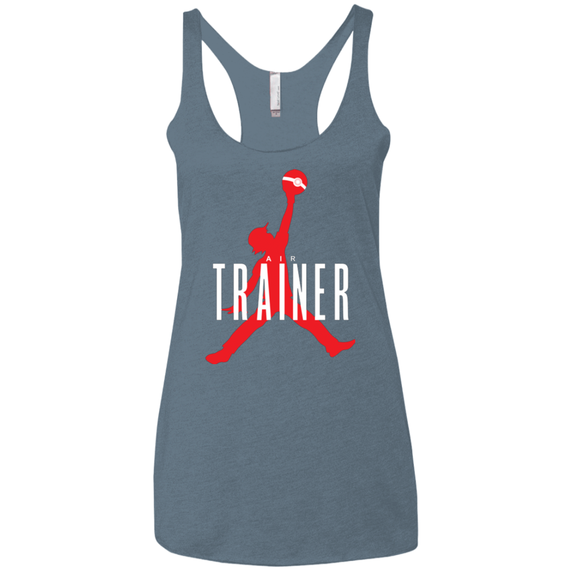 T-Shirts Indigo / X-Small Air Trainer Women's Triblend Racerback Tank