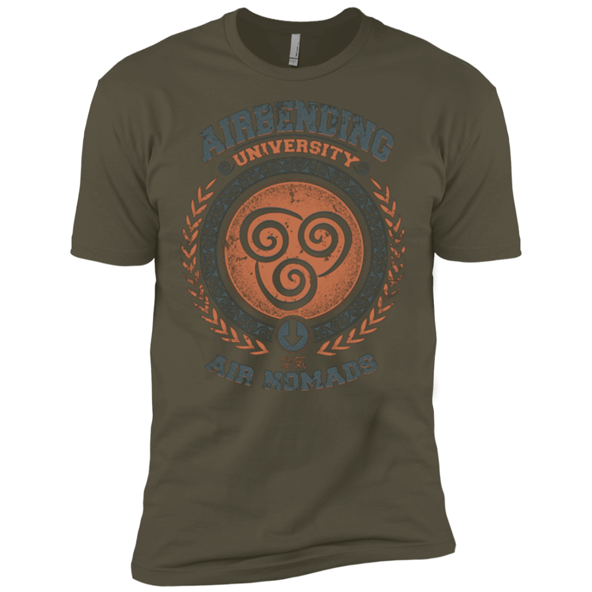 T-Shirts Military Green / X-Small Airbending University Men's Premium T-Shirt