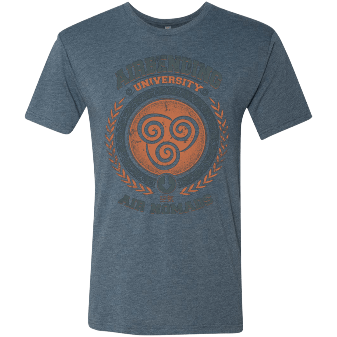 T-Shirts Indigo / Small Airbending University Men's Triblend T-Shirt