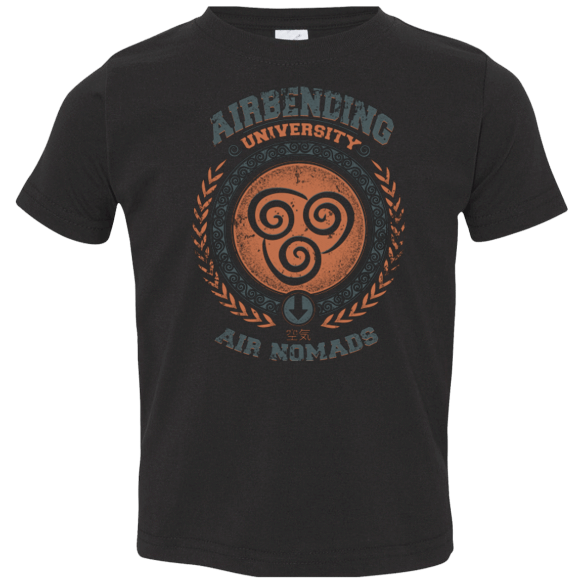 T-Shirts Black / 2T Airbending University Toddler Premium T-Shirt