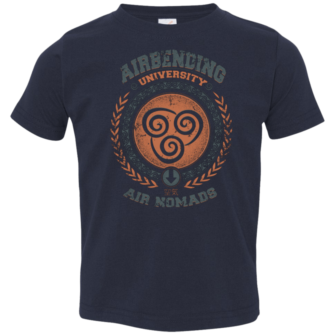 T-Shirts Navy / 2T Airbending University Toddler Premium T-Shirt