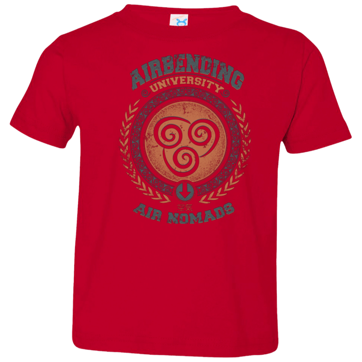 T-Shirts Red / 2T Airbending University Toddler Premium T-Shirt