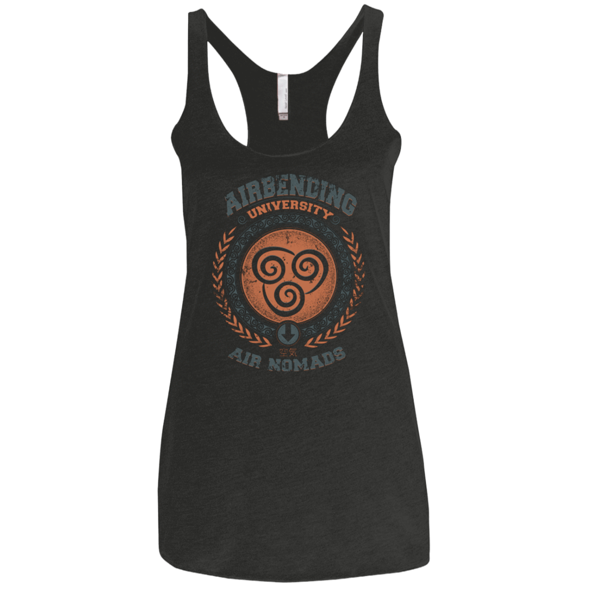 T-Shirts Vintage Black / X-Small Airbending University Women's Triblend Racerback Tank