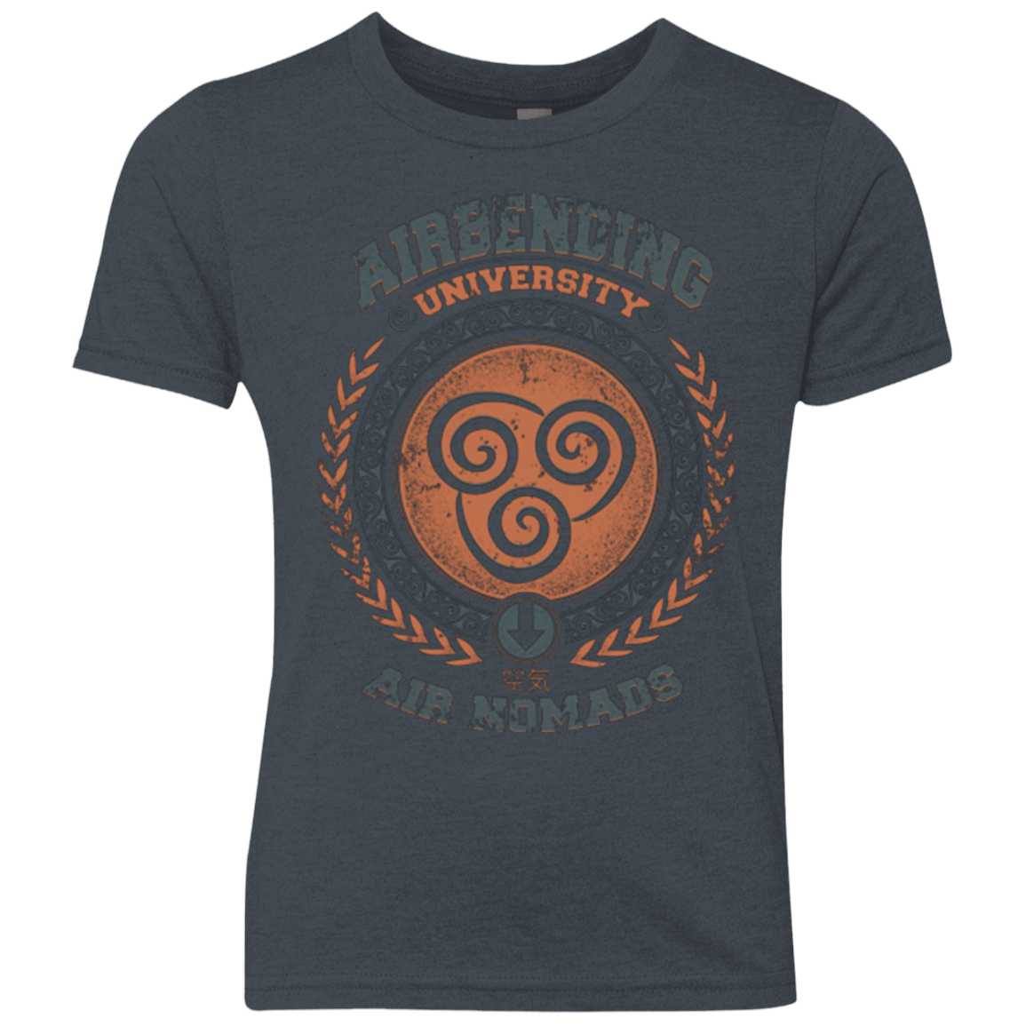 T-Shirts Vintage Navy / YXS Airbending University Youth Triblend T-Shirt