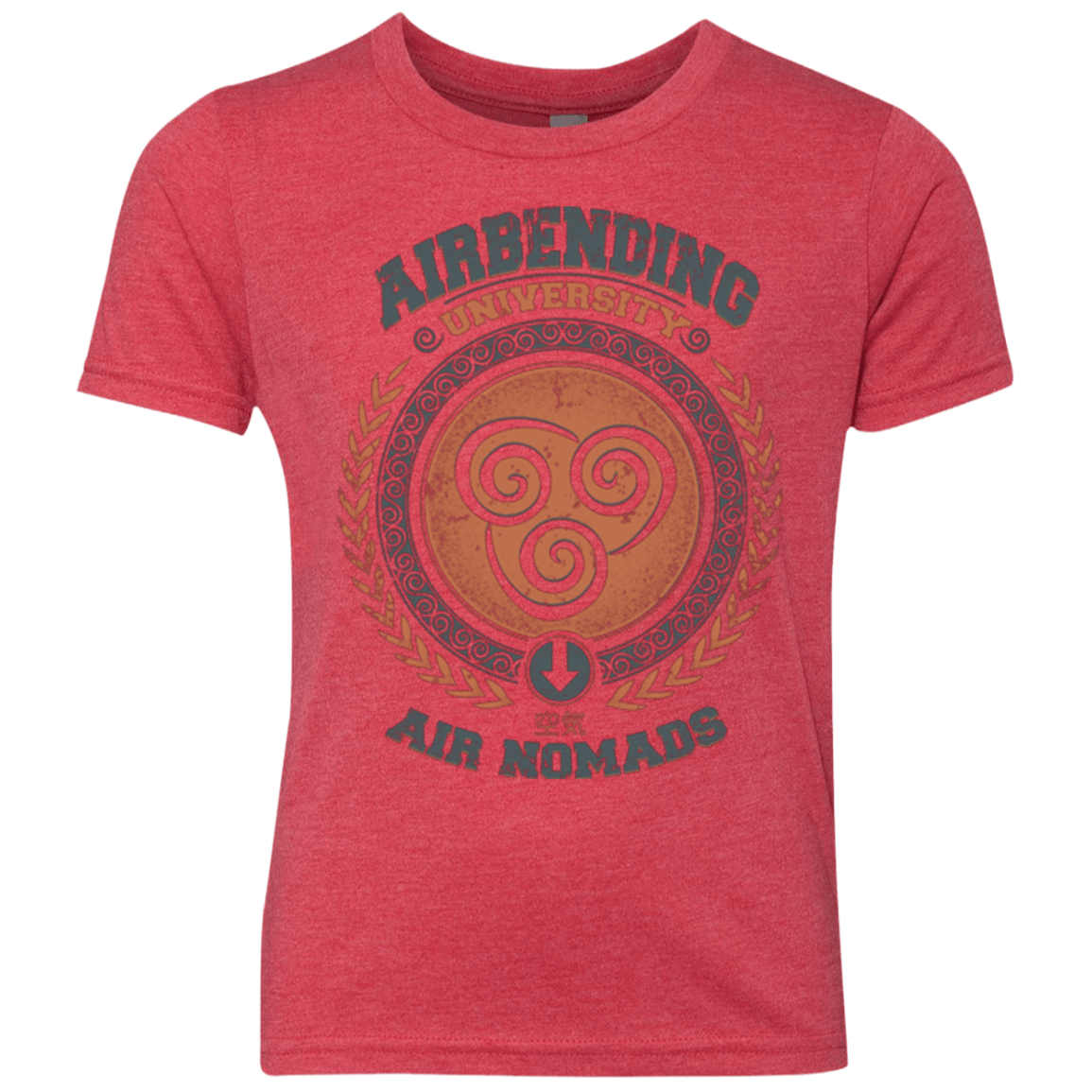 T-Shirts Vintage Red / YXS Airbending University Youth Triblend T-Shirt
