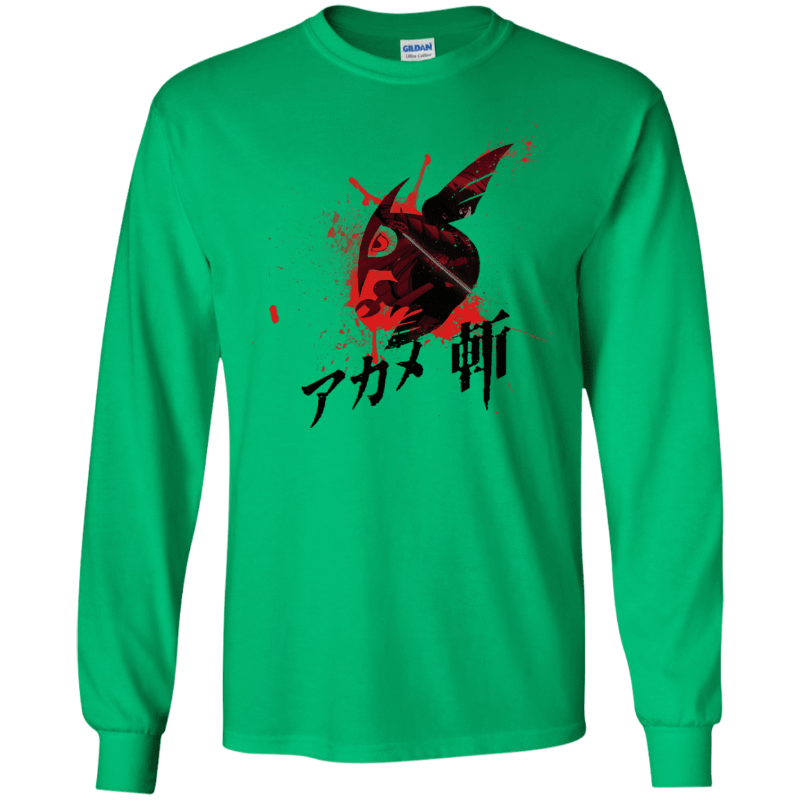 T-Shirts Irish Green / S Akame Men's Long Sleeve T-Shirt
