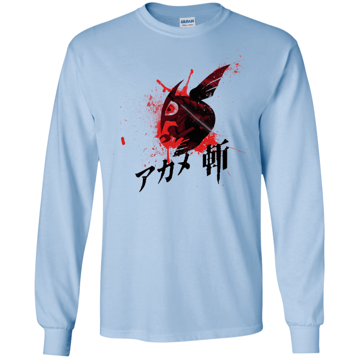 T-Shirts Light Blue / S Akame Men's Long Sleeve T-Shirt
