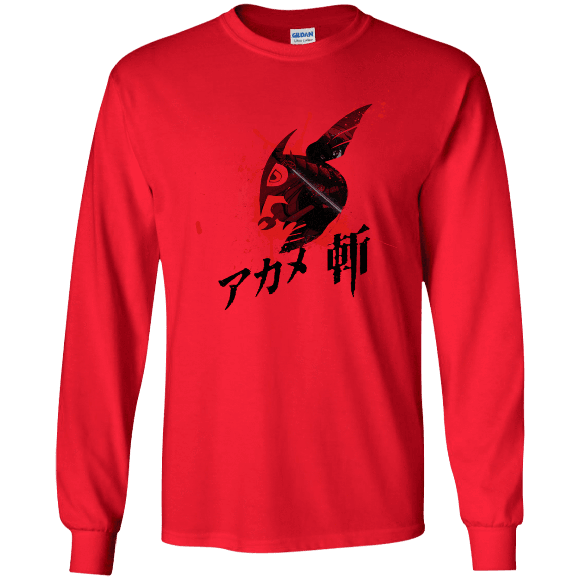 T-Shirts Red / S Akame Men's Long Sleeve T-Shirt