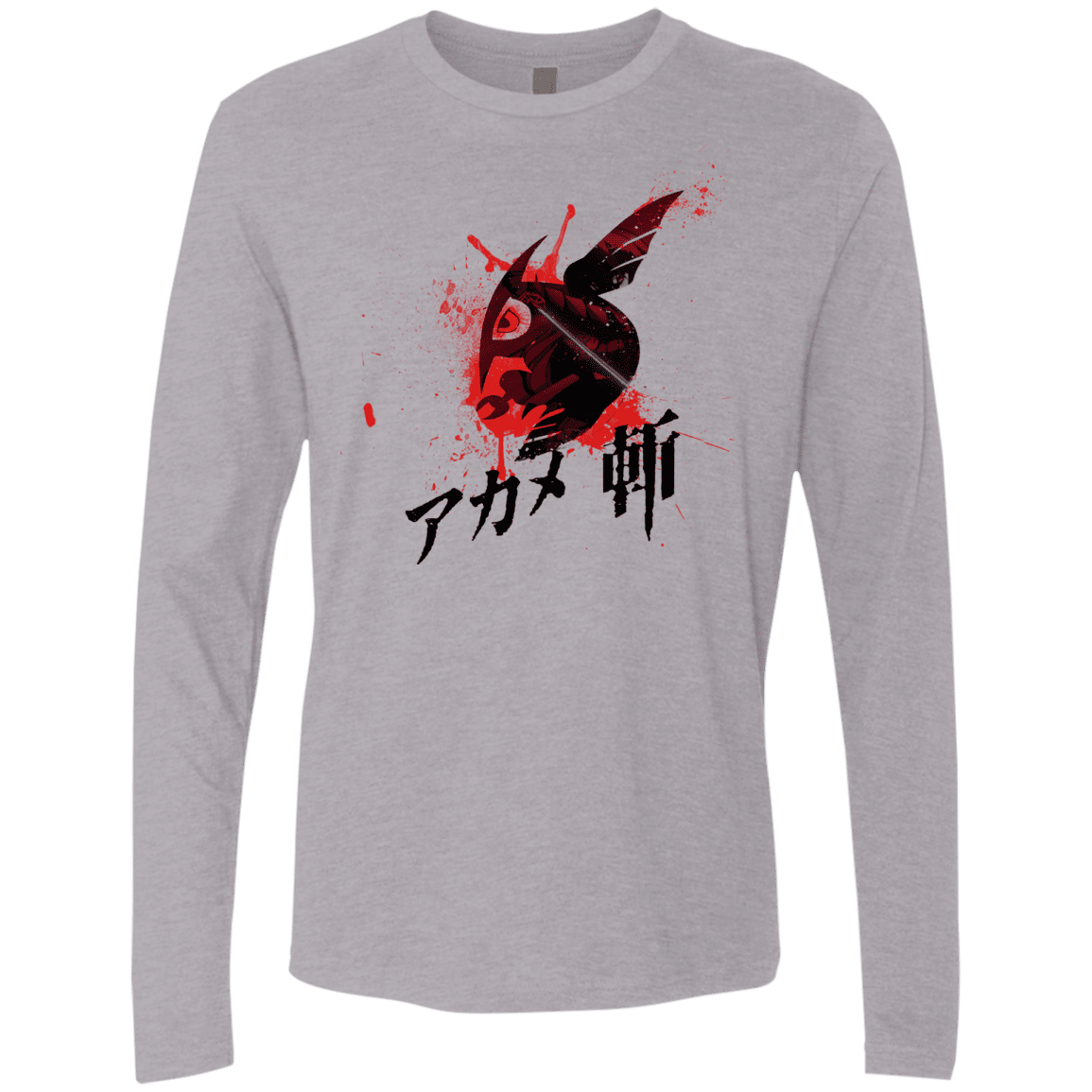 T-Shirts Heather Grey / S Akame Men's Premium Long Sleeve