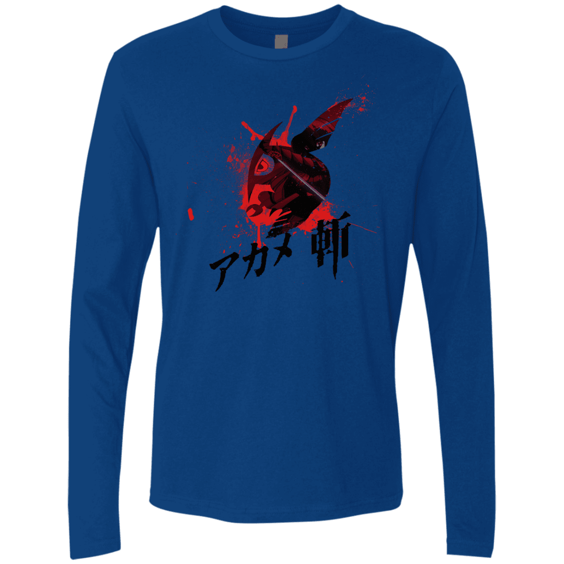 T-Shirts Royal / S Akame Men's Premium Long Sleeve