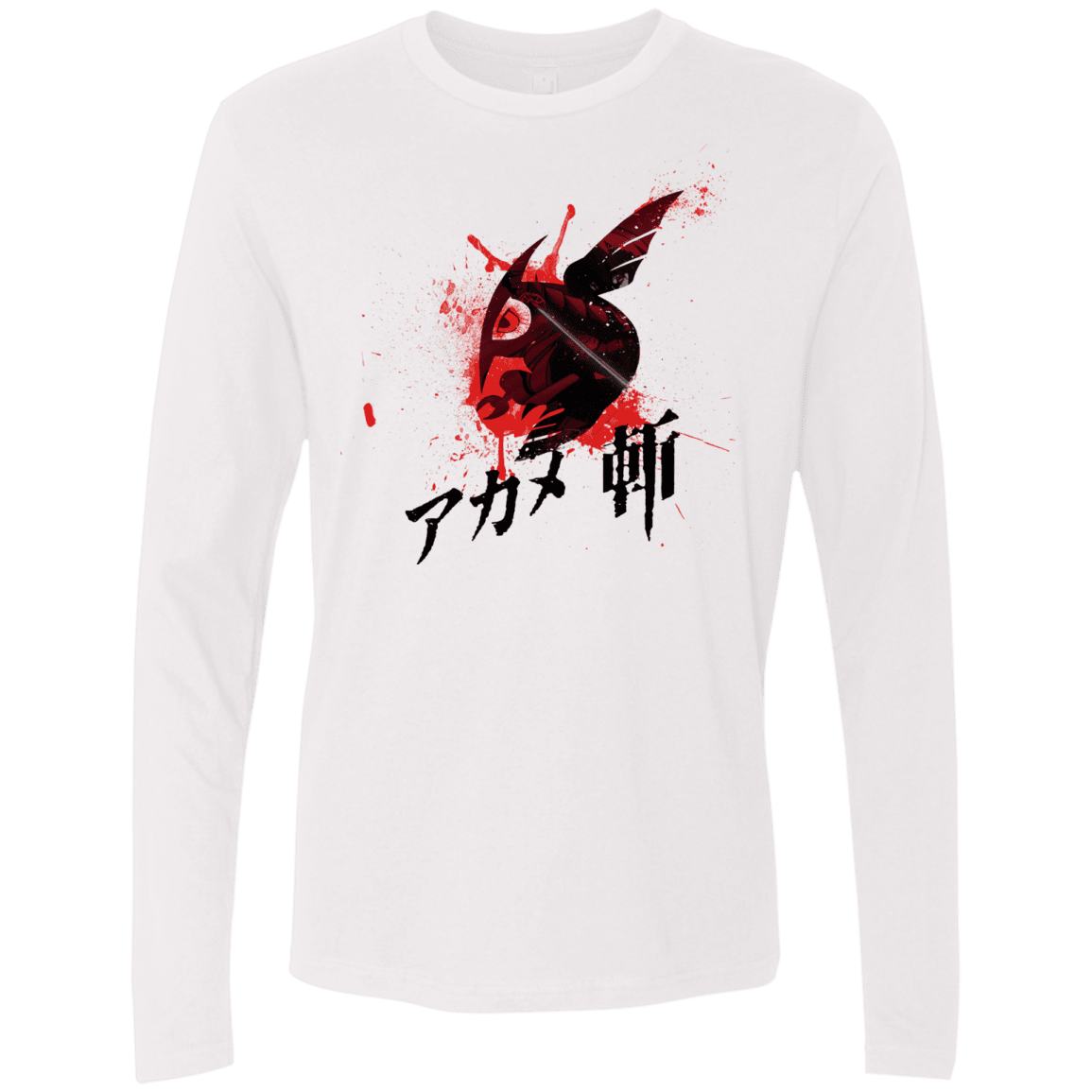 T-Shirts White / S Akame Men's Premium Long Sleeve
