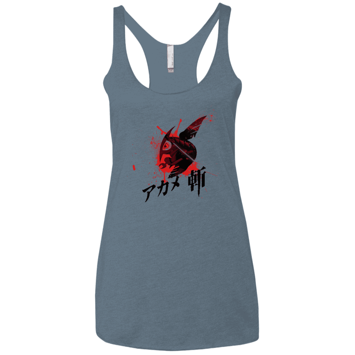 T-Shirts Indigo / X-Small Akame Women's Triblend Racerback Tank