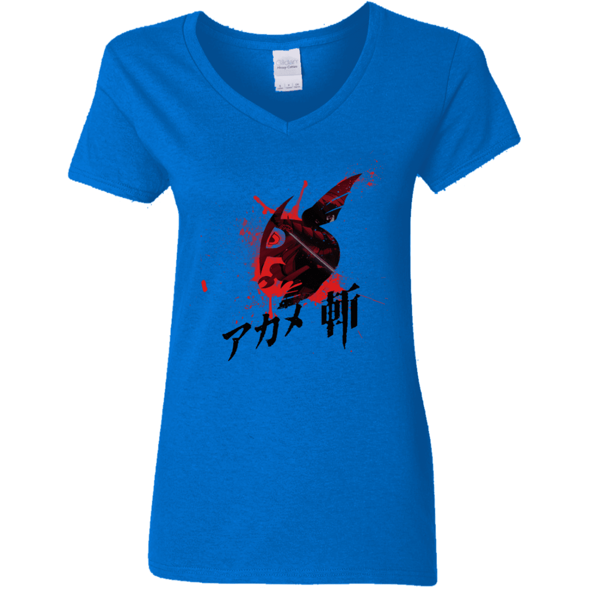 T-Shirts Royal / S Akame Women's V-Neck T-Shirt