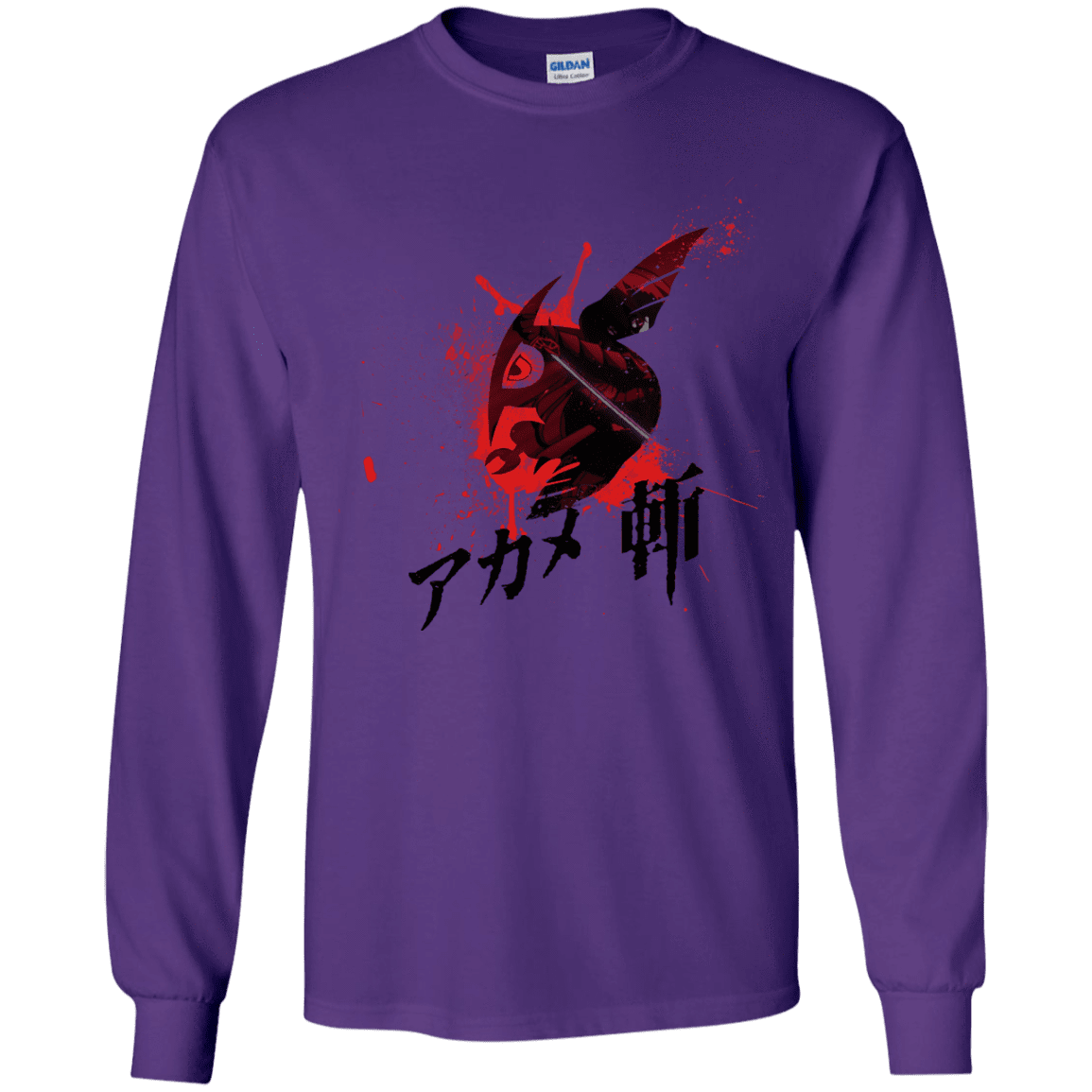 T-Shirts Purple / YS Akame Youth Long Sleeve T-Shirt