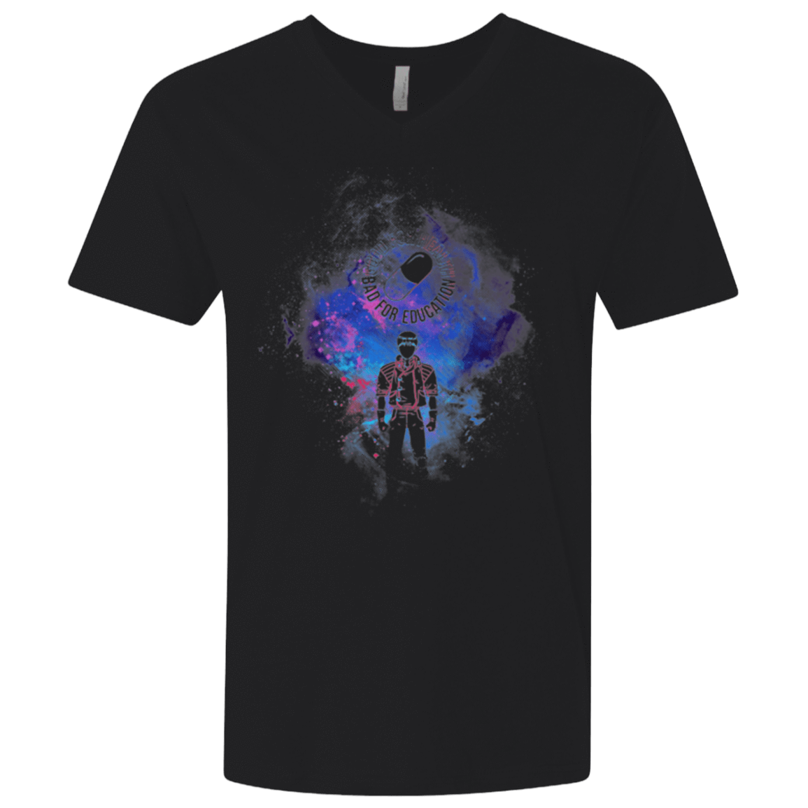 T-Shirts Black / X-Small AKIRA ART Men's Premium V-Neck