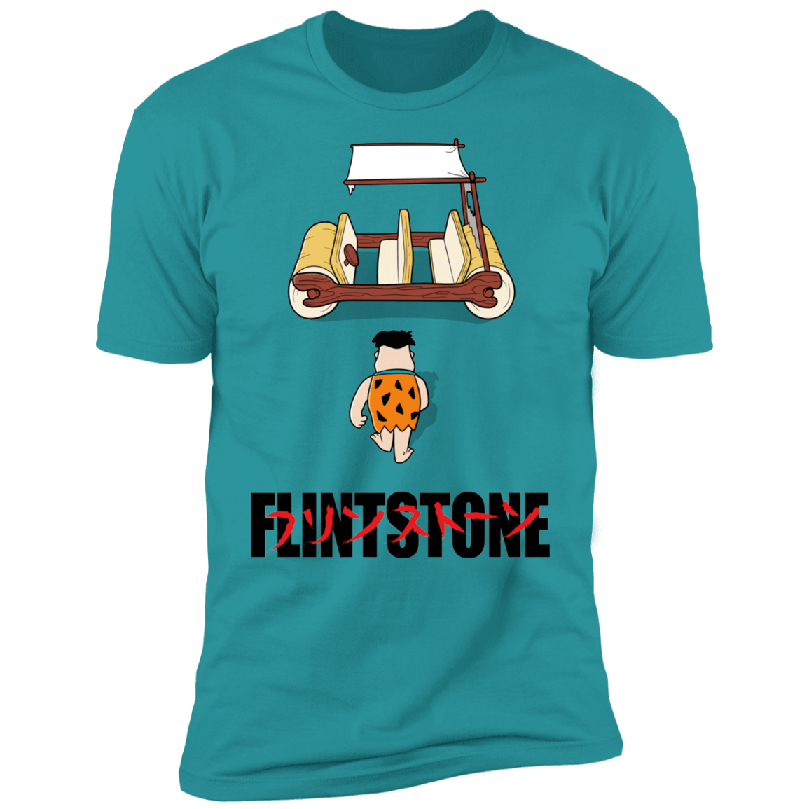 T-Shirts Tahiti Blue / S Akira Flintstone Men's Premium T-Shirt