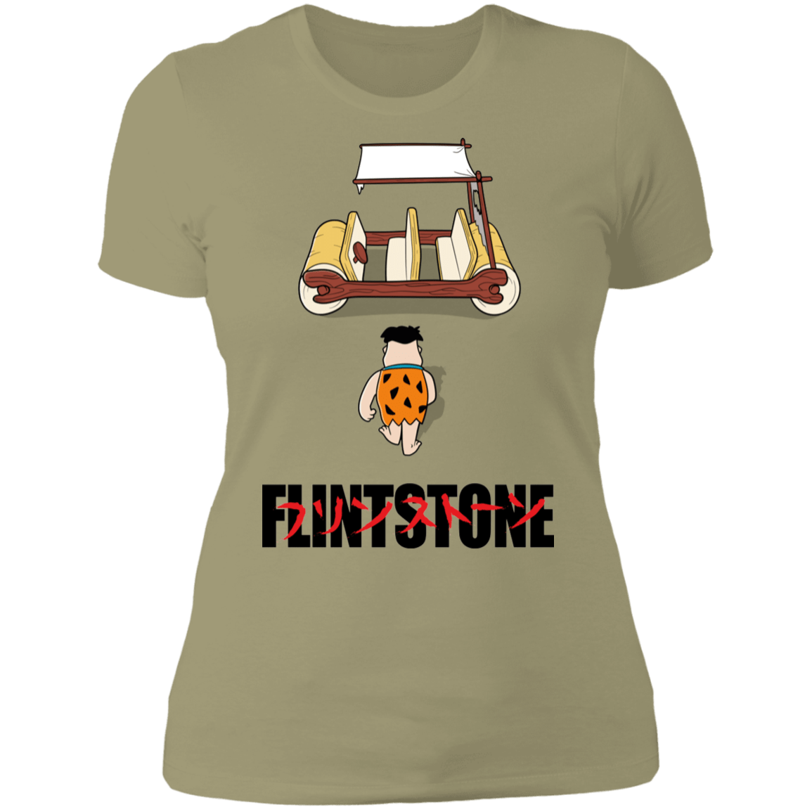 T-Shirts Light Olive / S Akira Flintstone Women's Premium T-Shirt