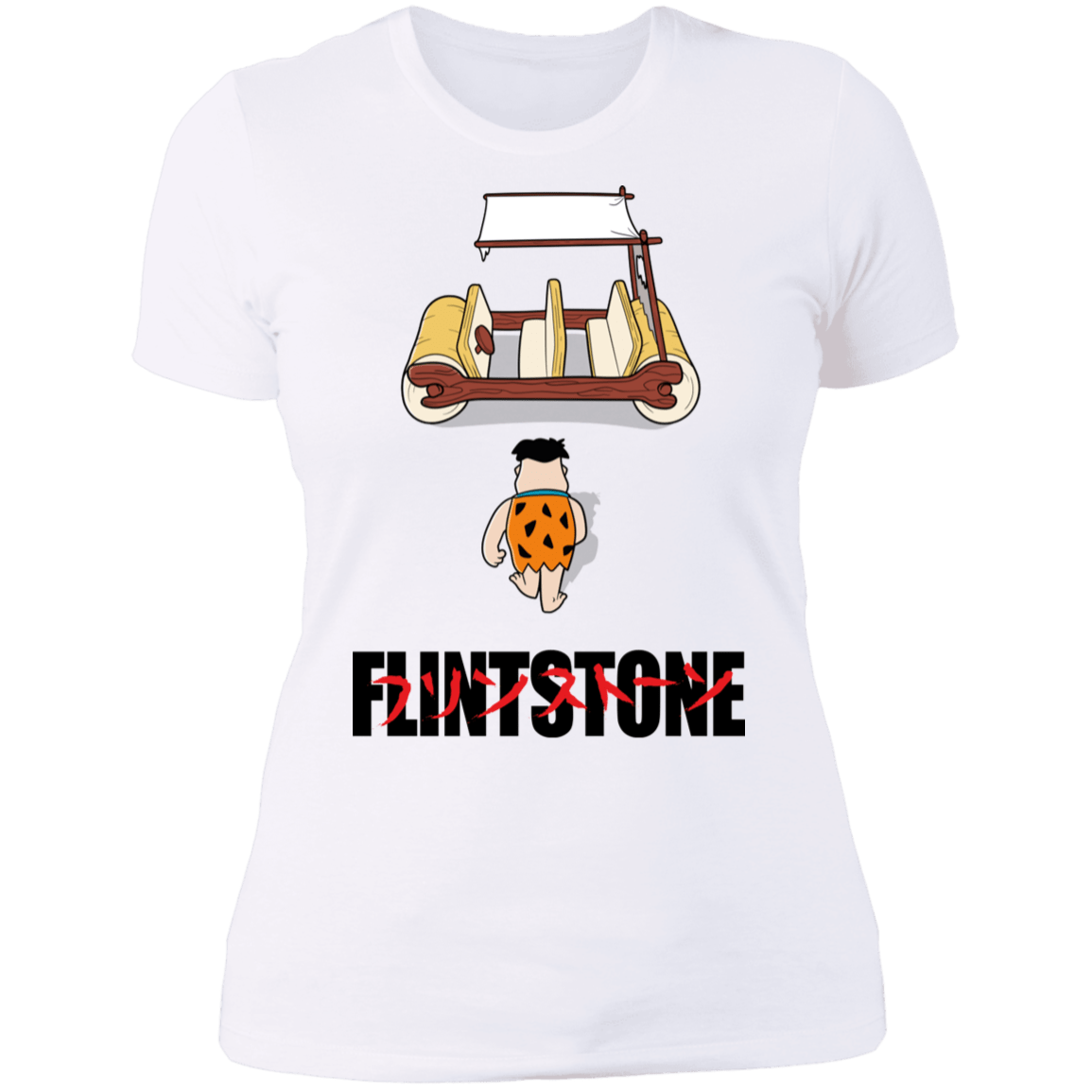 T-Shirts White / S Akira Flintstone Women's Premium T-Shirt