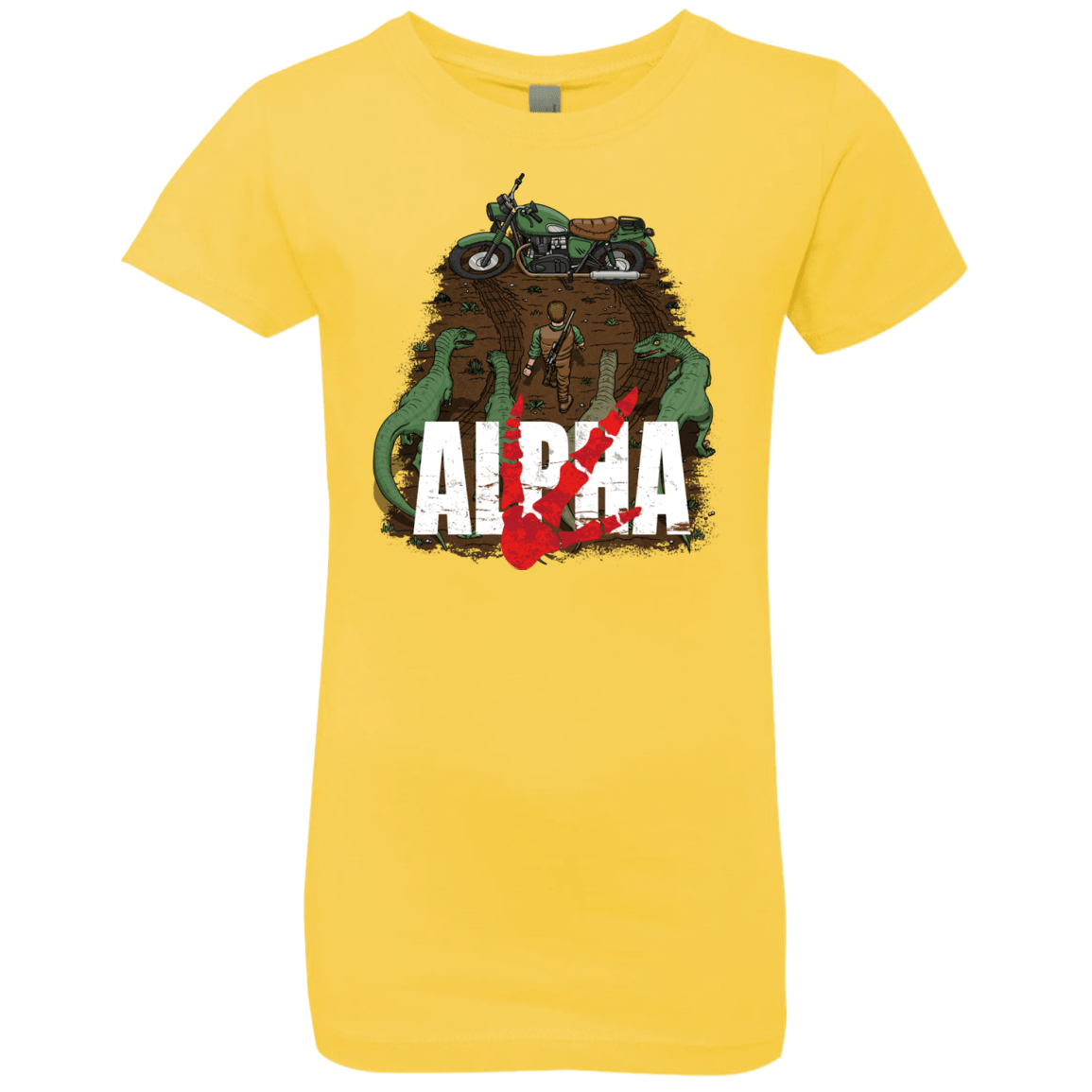 T-Shirts Vibrant Yellow / YXS Akira Park Girls Premium T-Shirt