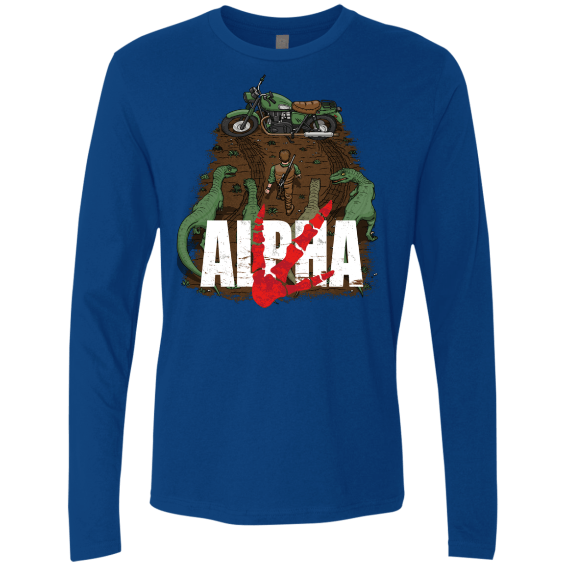 T-Shirts Royal / Small Akira Park Men's Premium Long Sleeve